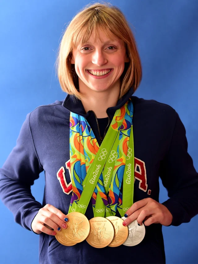 Katie Ledecky passes Michael Phelps for most individual golds