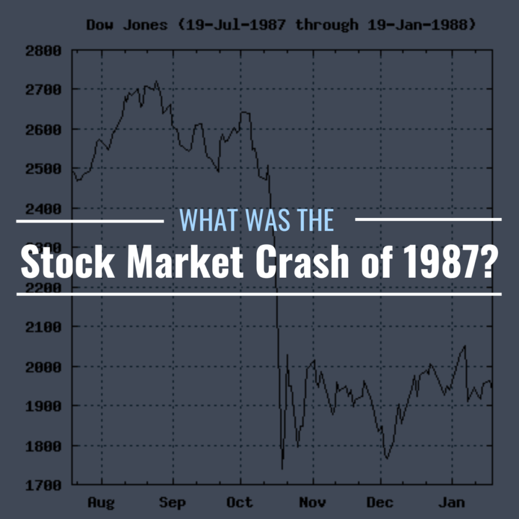 stock market crash 1987